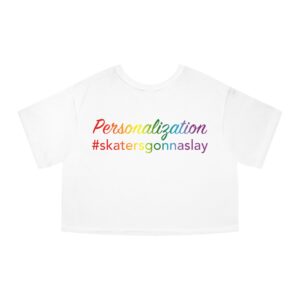 Personalized Pride Cropped Tee (Women's Sizing)