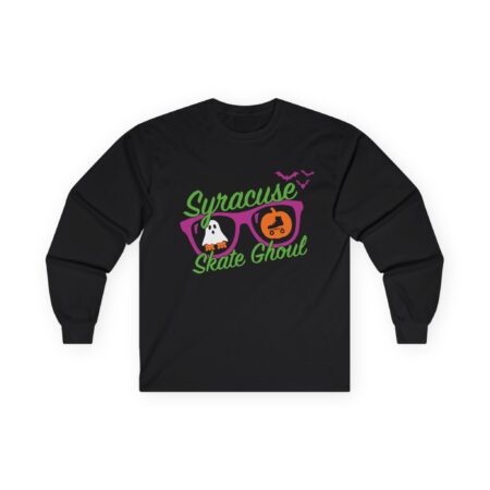 Spooky Long Sleeved Tee w/ Cemetery Skate VII Gravestone (Unisex Sizing) - Image 2
