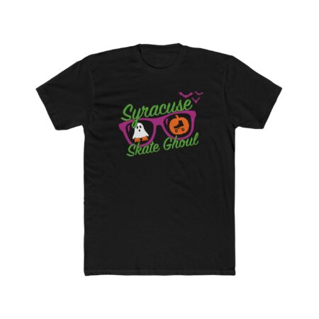 Spooky Cotton Crew Tee w/ Personalized Gravestone (Unisex Sizing) - Image 2