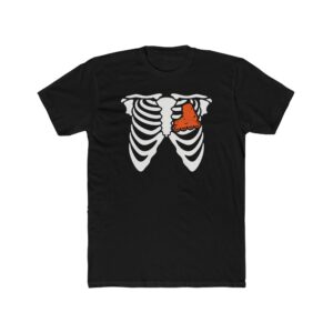 Spooky Ribcage Tee w/ Inline Skate & 2026 Cemetery Skate VIII Gravestone (Unisex Sizing)